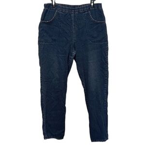 White Stag Pull On Capri Pants Women’s 12-14 Large Average Blue